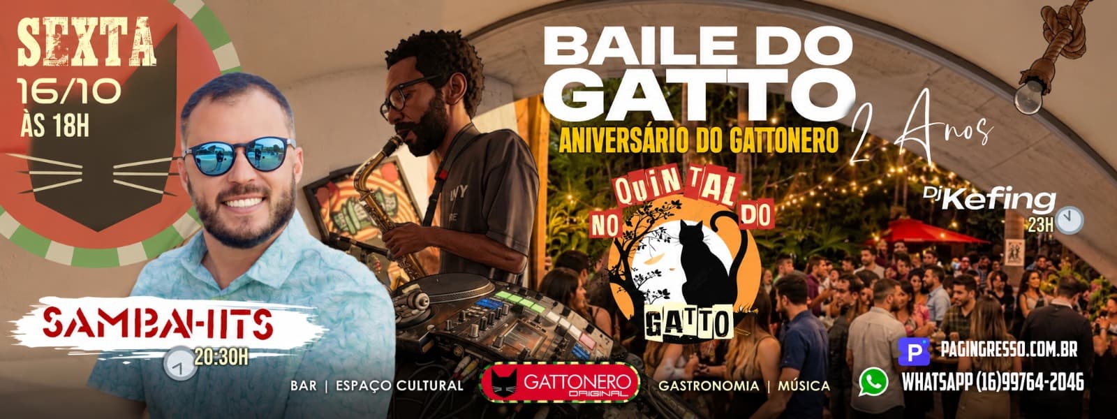 Mapa de Baile do Gatto com Sambahits e Dj Kefing